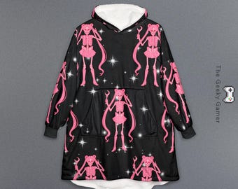 Anime Unisex Hooded Blanket