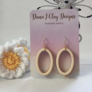 polymer clay dangle earrings