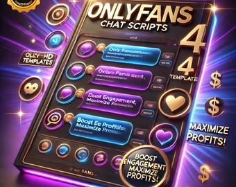 OnlyFans Chat Scripts: 4 Customizable Templates (PDF Download)