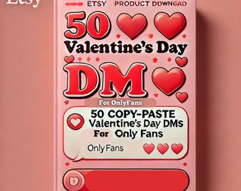 50 Valentijnsdag flirterige DM's voor OnlyFans (digitale download)