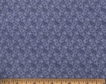 Blue-Two-Tone-Cotton Fabric - 1-Yard - 1990