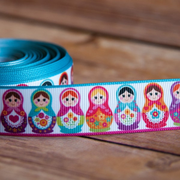 Matroyshka Grosgrain Ribbon