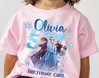 Elsa Anna Shirt Design Digital Download, Gefrorenes Geburtstagskind