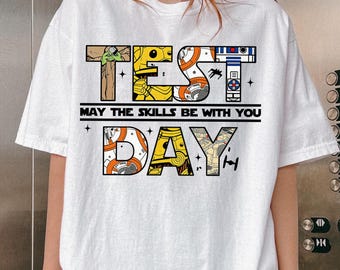 Test Day PNG, May Skills Be With You, School Testing Digital Download