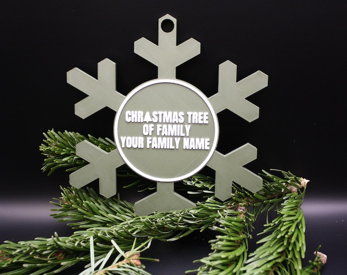 Personalized Christmas decorations - Perfect as decoration and gift for the family