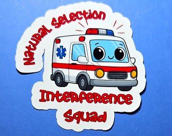 Natural Selection Interference Squad Vinyl Sticker or Magnet - EMS                                      SM-1217