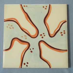 Vintage Mid Century Modern Free Form Tile by Mosaic
