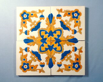 Vintage California Tile Panel by Taylor Santa Monica