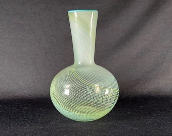 Dansk Mezza Filigrana Swirl Art Glass Vase