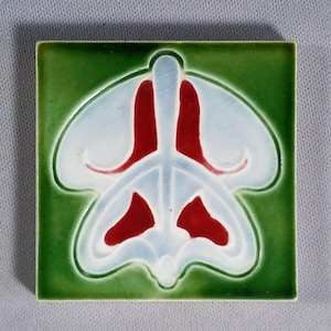 Small Antique Art Nouveau Tile from Germany