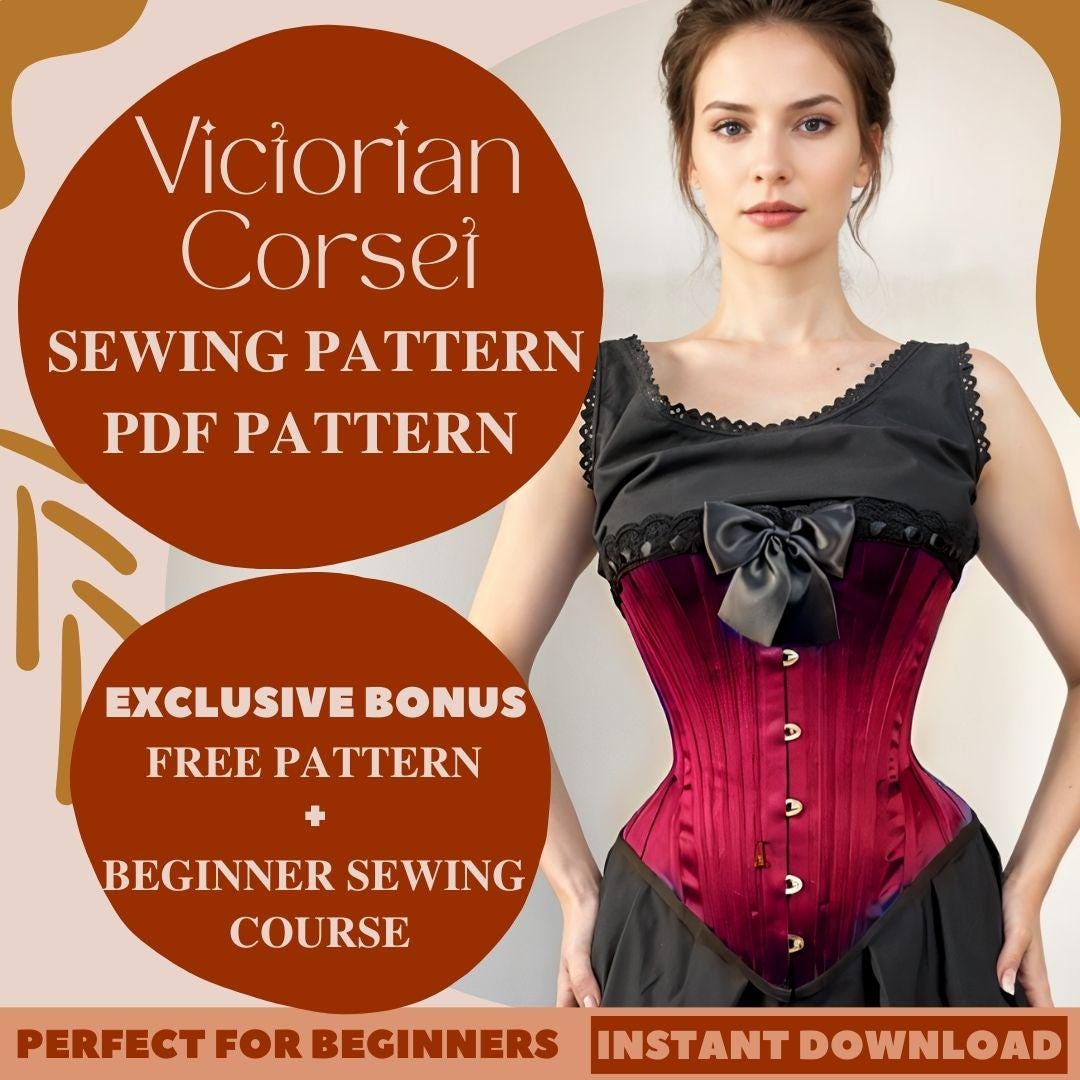 Corset à ruban détaillé gothique victorien - Litlookz Studio