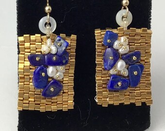 Beaded Earrings by Marcie Stone