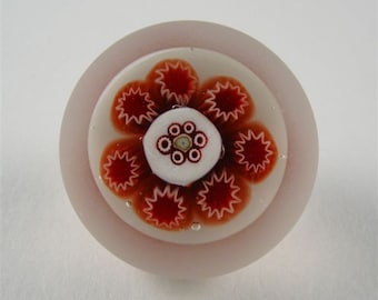 Classic Millefiori Paperweight Style Button by Greg Hanson