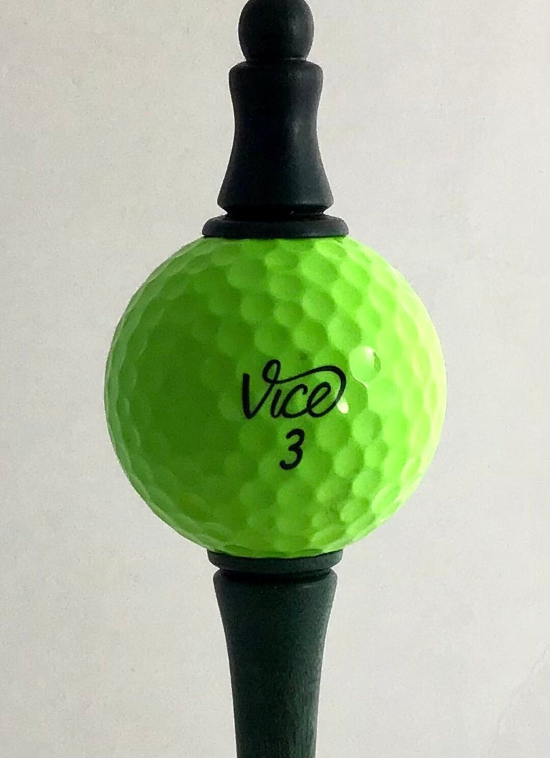 Wooden Ornament With Recycled Golf Ball Made by Greg Hanson Etsy