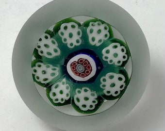 Classic Millefiori Paperweight Style Button by Greg Hanson