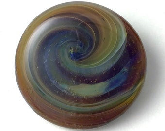 Lampwork Glass Button - Assorted Colors