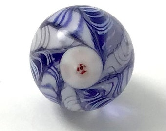 Nailsea Style Lampwork Glass Button made by Greg Hanson
