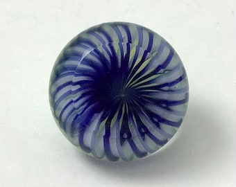 Paperweight Glass Button with Self Shank - made by Greg Hanson