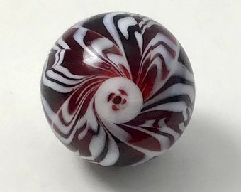 Nailsea Style Lampwork Glass Button made by Greg Hanson