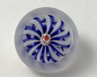 Paperweight Glass Button with Self Shank