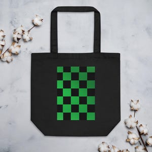 DS Slayer of Demons Pattern Eco Tote Bag, Bags, Anime