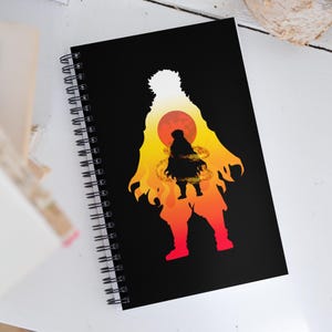 DS Fire Slayer Spiral notebook, Anime, Anime Accessories, Stationery
