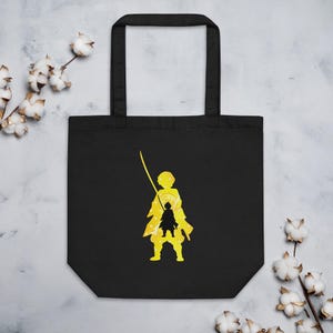 DS Thunder Slayer Eco Tote Bag, Bags, Anime