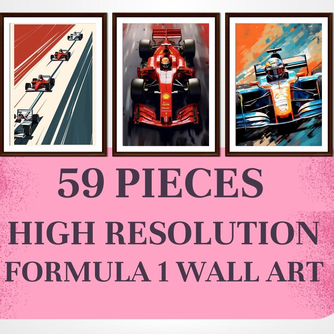 Formula 1 Racing Art Prints: Motorsport Collection (digital Download ...
