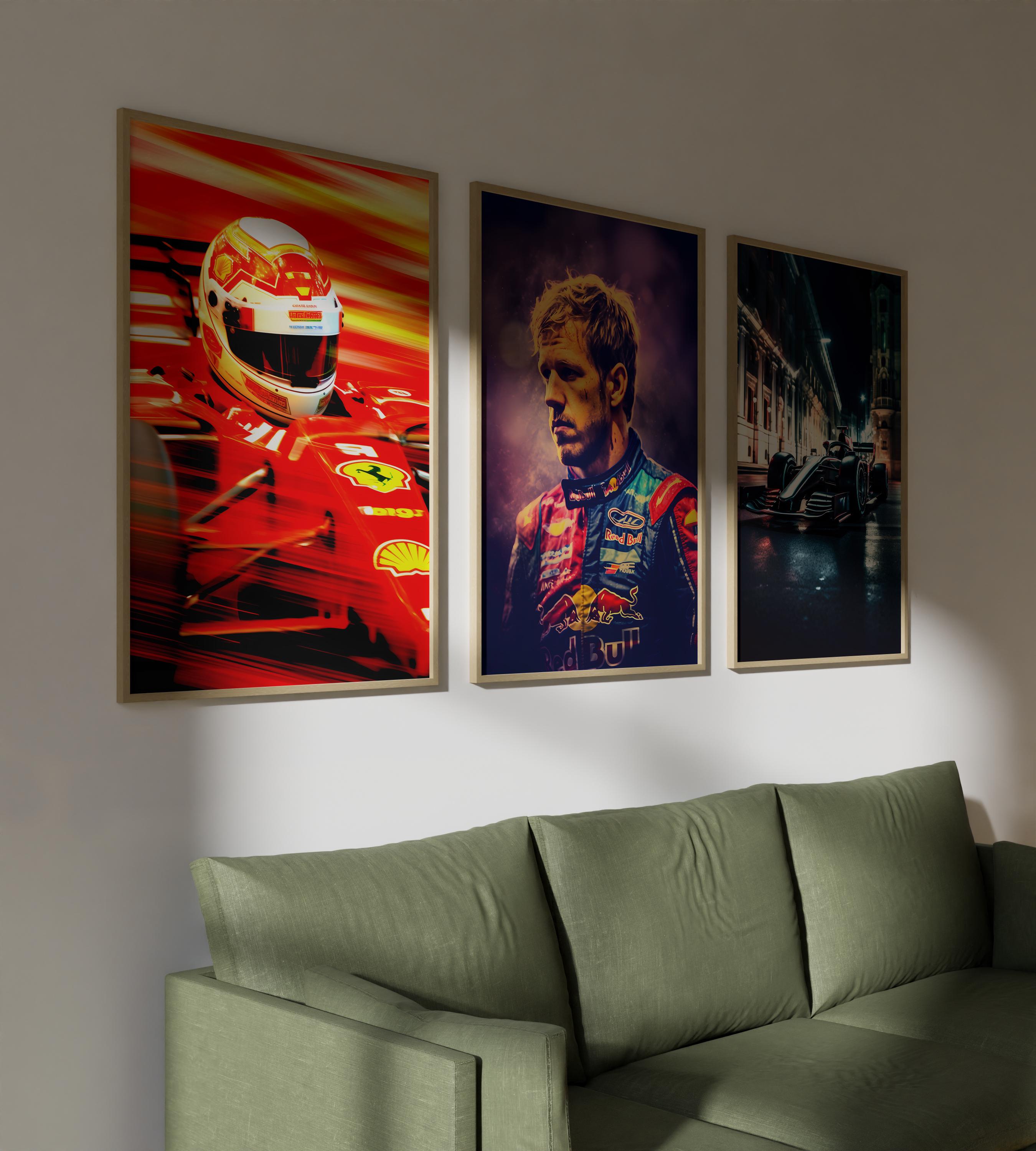 Number One Racing Print Formula 1 Racing Art Prints: Motorsport Collection (digital Download ...