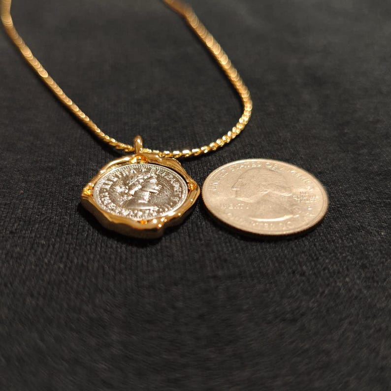 Vintage Gold Medallion Necklace With Coin Pendant – Classic Symbolic ...