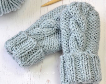Baby Mitts PDF KNITTING PATTERN Oscar Baby Mitts 0-12 months