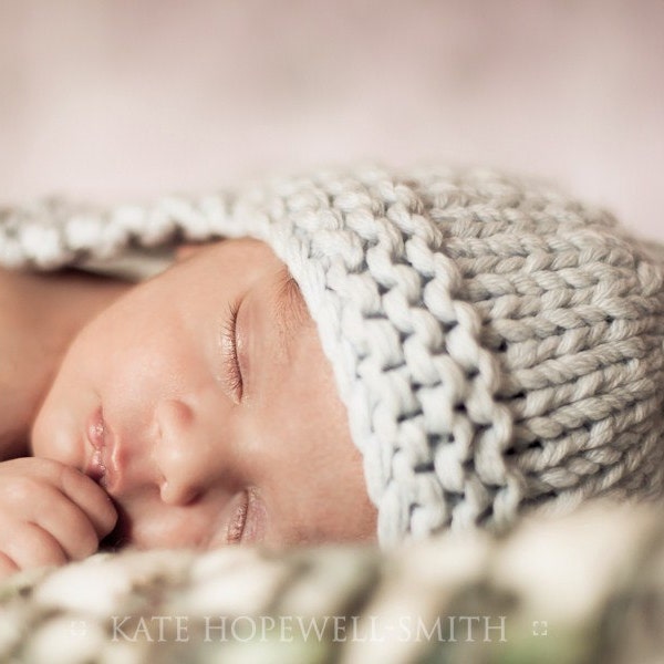 Baby hat KNITTING PATTERN Snuggler Aviator