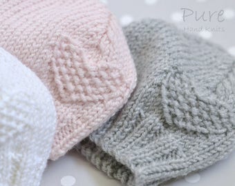 Preemie Newborn Baby Toddler Baby Hat Easy Knitting Pattern