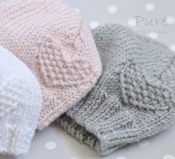 Simple Preemie And Baby Hat Knitting Pattern