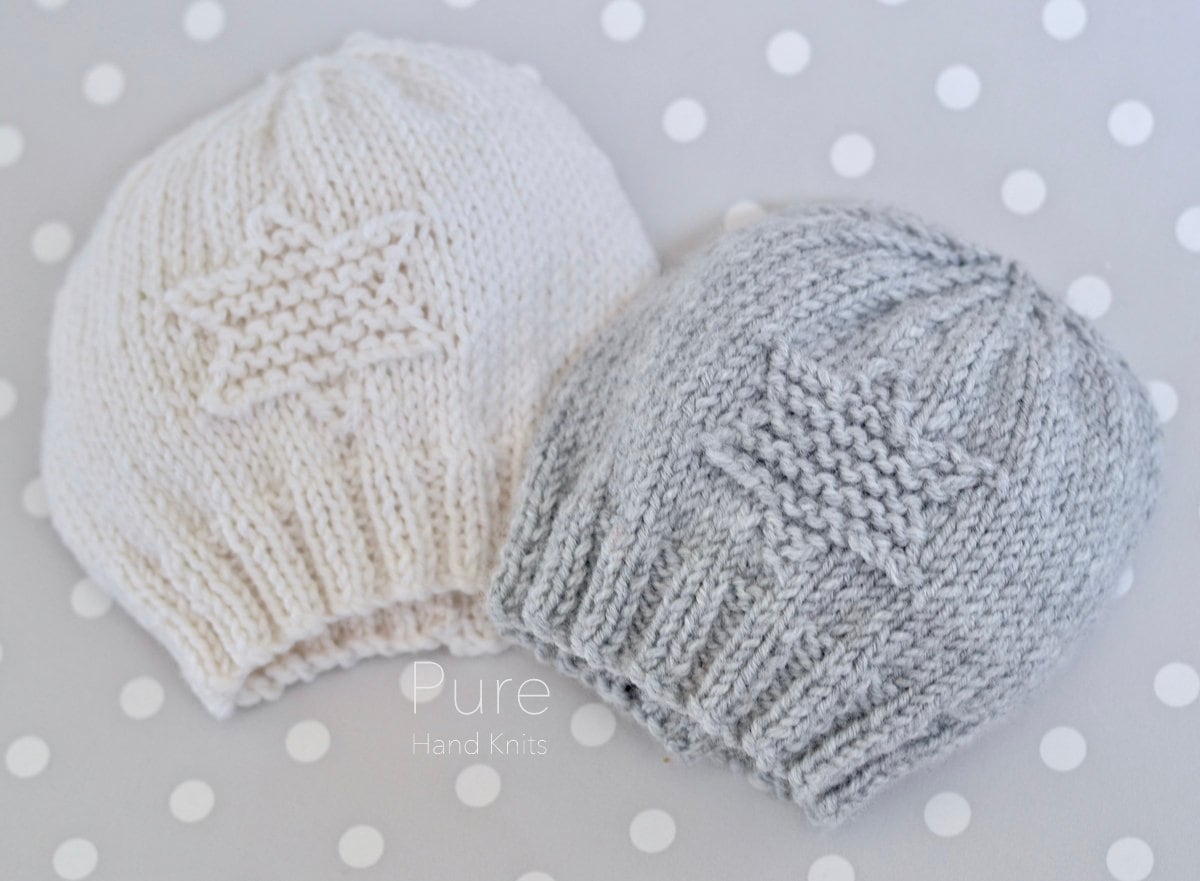 SIMPLE KNITTING PATTERN Baby Hat Preemie, Newborn, Baby, Toddler