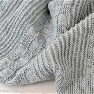 Simple Blanket KNITTING PATTERN Charlbury Blanket - Etsy