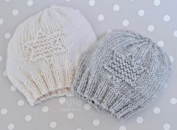 SIMPLE KNITTING PATTERN Baby Hat Preemie, Newborn, Baby, Toddler