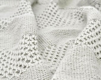 NEW! KNITTING PATTERN Aston Cabled Blanket