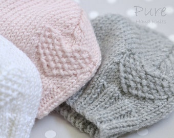 Preemie, Newborn, Baby, Toddler baby hat EASY knitting pattern