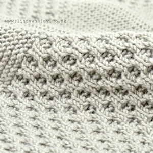 KNITTING PATTERN Blanket / Afghan Aston Blanket