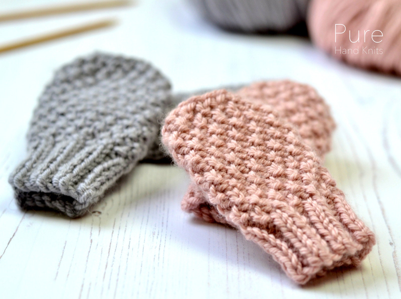 Newborn baby sale mittens knitting pattern