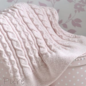 Baby blanket 'Ellis' knitting pattern