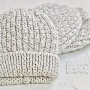 NEW! SAROS Simple CHUNKY Hat Knitting Pattern