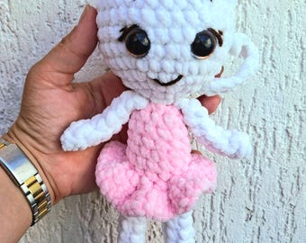 Ballerina Cappuccina Amigurumi Doll – Crochet PDF Pattern in English & Russian