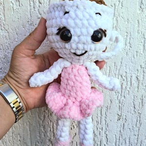 Handmade Amigurumi Ballerina Cappuccina – Crochet Plush Toy – Cappuccina doll – Nursery Room Decor – Gift for Girls & Ballerina Lovers