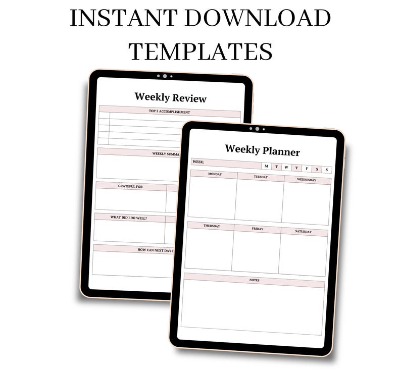 2025 Productivity Planner Printable, Ultimate Life Organizer, Daily ...