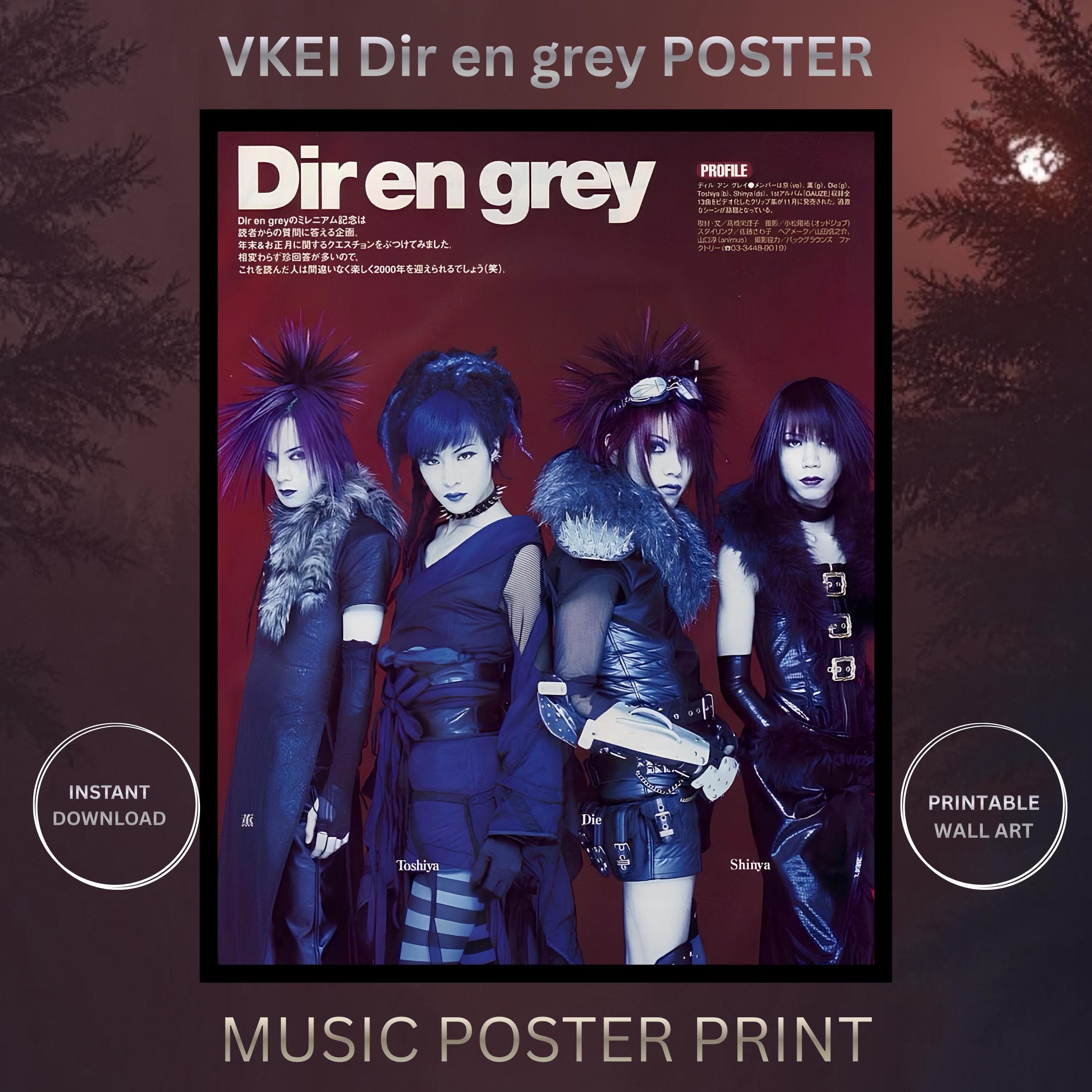 Dir En Grey Poster - Etsy
