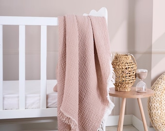 Muslin Baby Swaddle Blanket: Soft, Breathable, Organic Cotton, OEKO-TEX® Standard 100 certified
