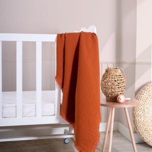 Muslin Baby Blanket: Soft Cotton Swaddle, Gender Neutral Gift, OEKO-TEX® Standard 100 certified.