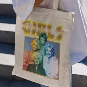 Golden Girls Tragetasche-grafische Tasche, goldene Mädchentaschen, goldene Mädchengeschenke, bleiben goldene Taschentasche, betty weiße Geschenk, Weinlese Fernsehsendungen, goldene Mädchen